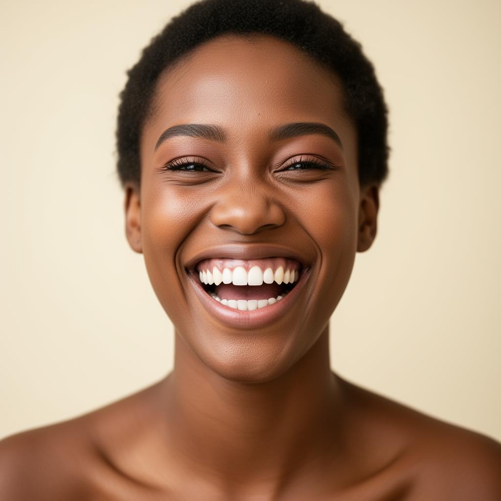 Radiant white smile from Dr. Dent whitening